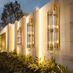 Wall Sconce Solid Copper IP65 Weatherproof Glass Panel
