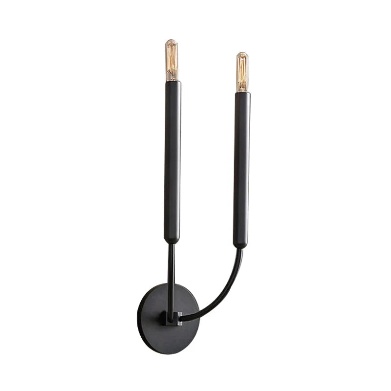 Wall Sconce Tubular Metal Hardwired