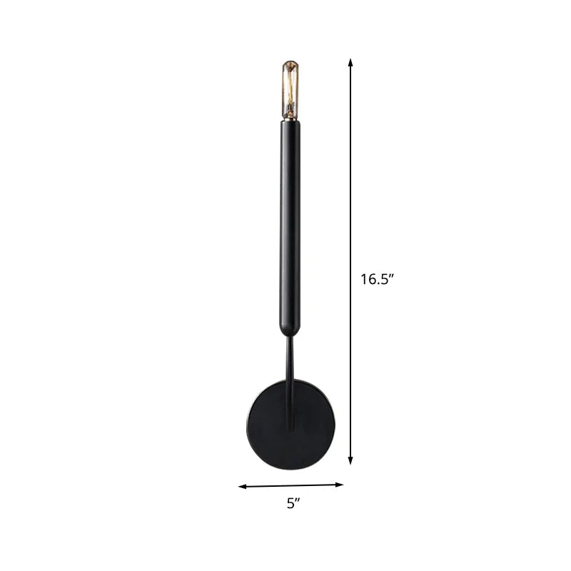 Wall Sconce Tubular Metal Hardwired
