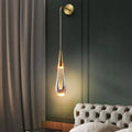 Wall Sconce Water-Drop Glass Warm White LED