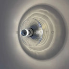 Wall Sconce Water Ripple Glass LED Bulb Included