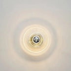 Wall Sconce Water Ripple Glass LED Bulb Included