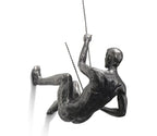 Wall Sculpture Hand-Poured Resin Black-Bronze Ready-To-Hang