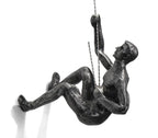 Wall Sculpture Hand-Poured Resin Black-Bronze Ready-To-Hang