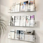 Wall Shelf Floating Magazine & Book Rack