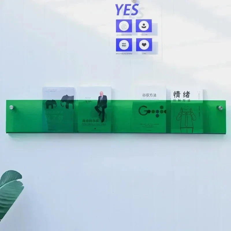 Wall Shelf Floating Magazine & Book Rack