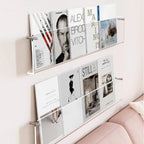 Wall Shelf Floating Magazine & Book Rack