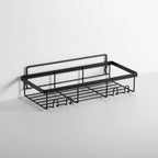Wall Shelves Stainless Steel Drainage Slots & Hooks