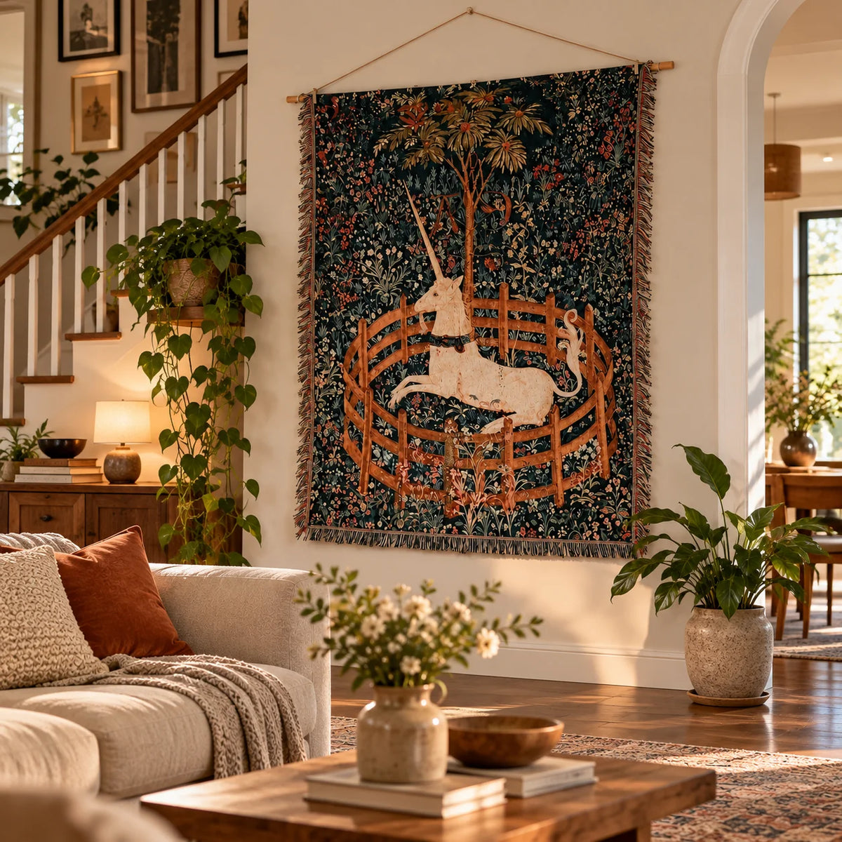 Wall Tapestry Medieval Design Multiple Sizes