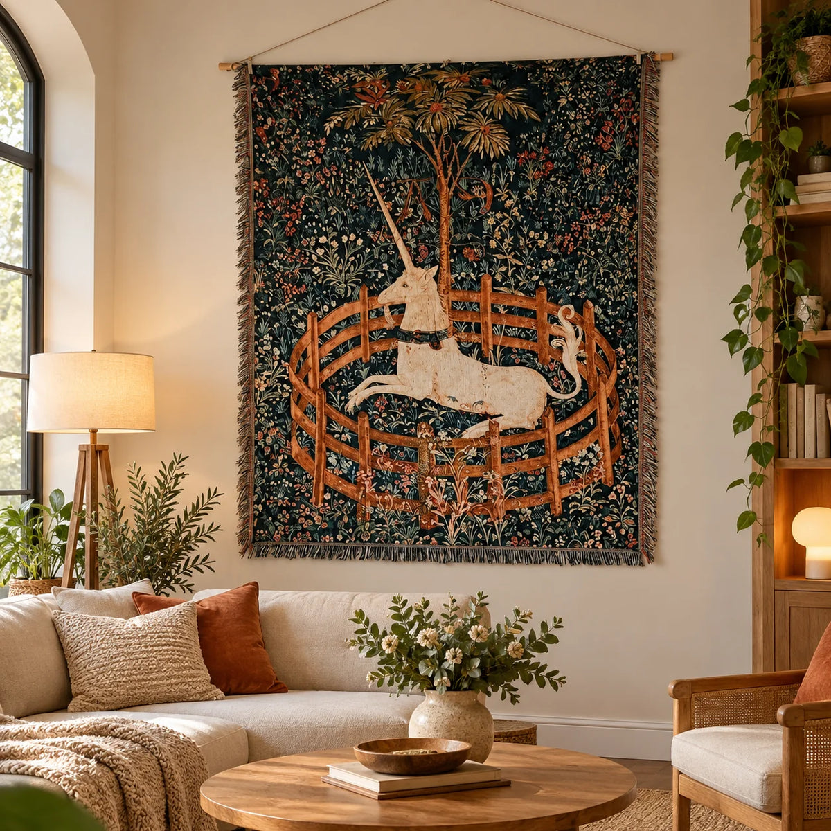 Wall Tapestry Medieval Design Multiple Sizes