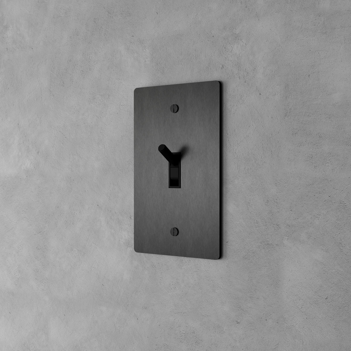 Wall Toggle Switch Solid Brass Panel Multiple Finishes