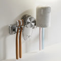 Wall Toothbrush Holder Upside-Down Drying 4-Slot Drill-Free Mount