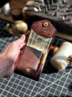 Wallet Full-Grain Leather Hand-Stitched Pen Slot