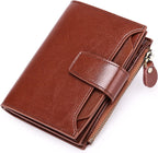 Wallet Genuine Leather RFID-Blocking 14 Card Slots