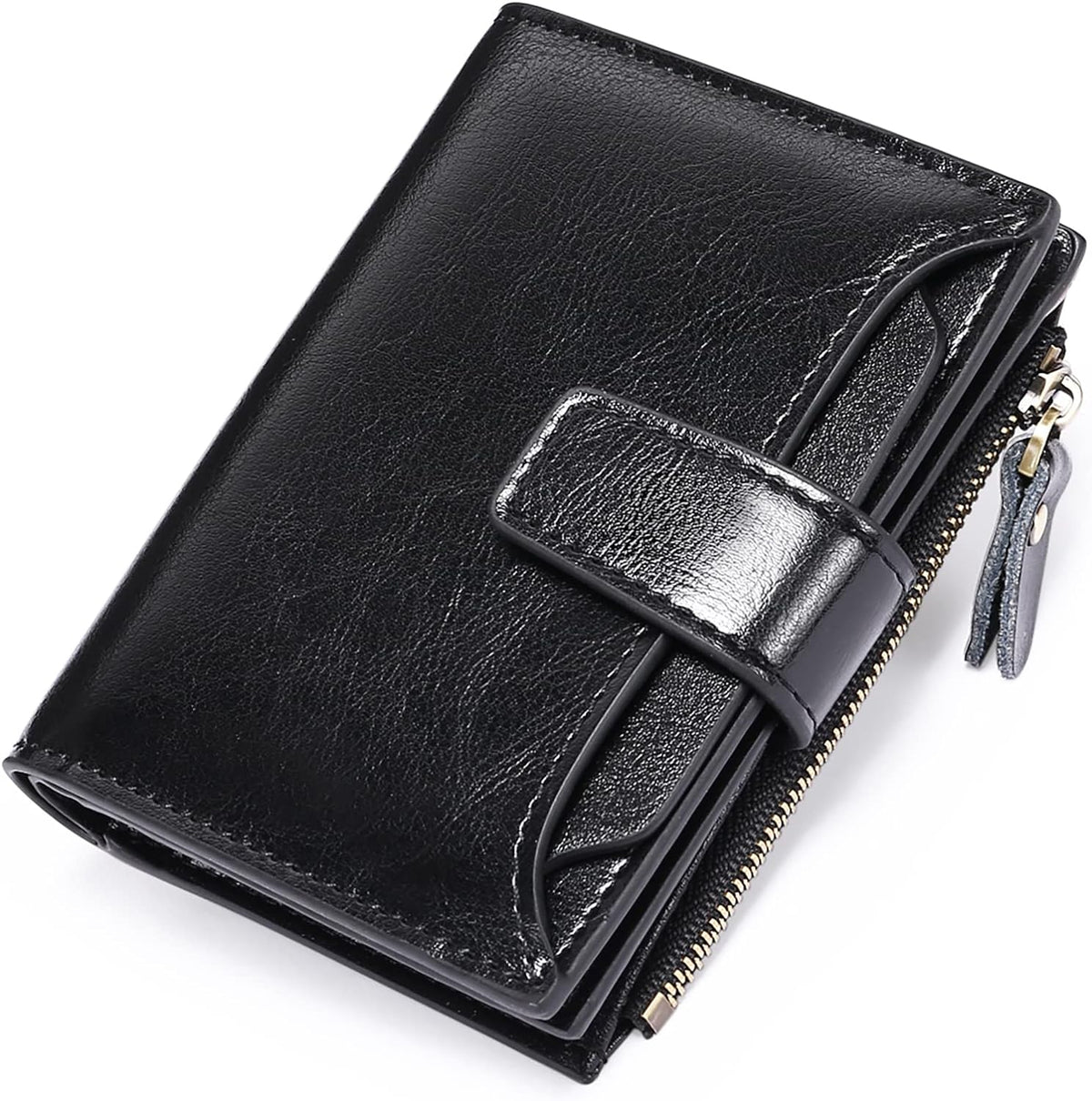 Wallet Genuine Leather RFID-Blocking 14 Card Slots
