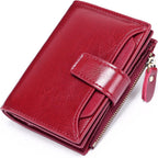 Wallet Genuine Leather RFID-Blocking 14 Card Slots