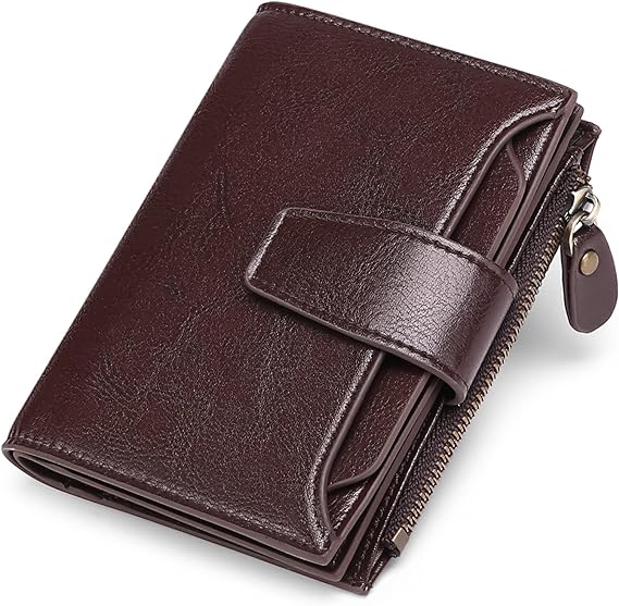 Wallet Genuine Leather RFID-Blocking 14 Card Slots