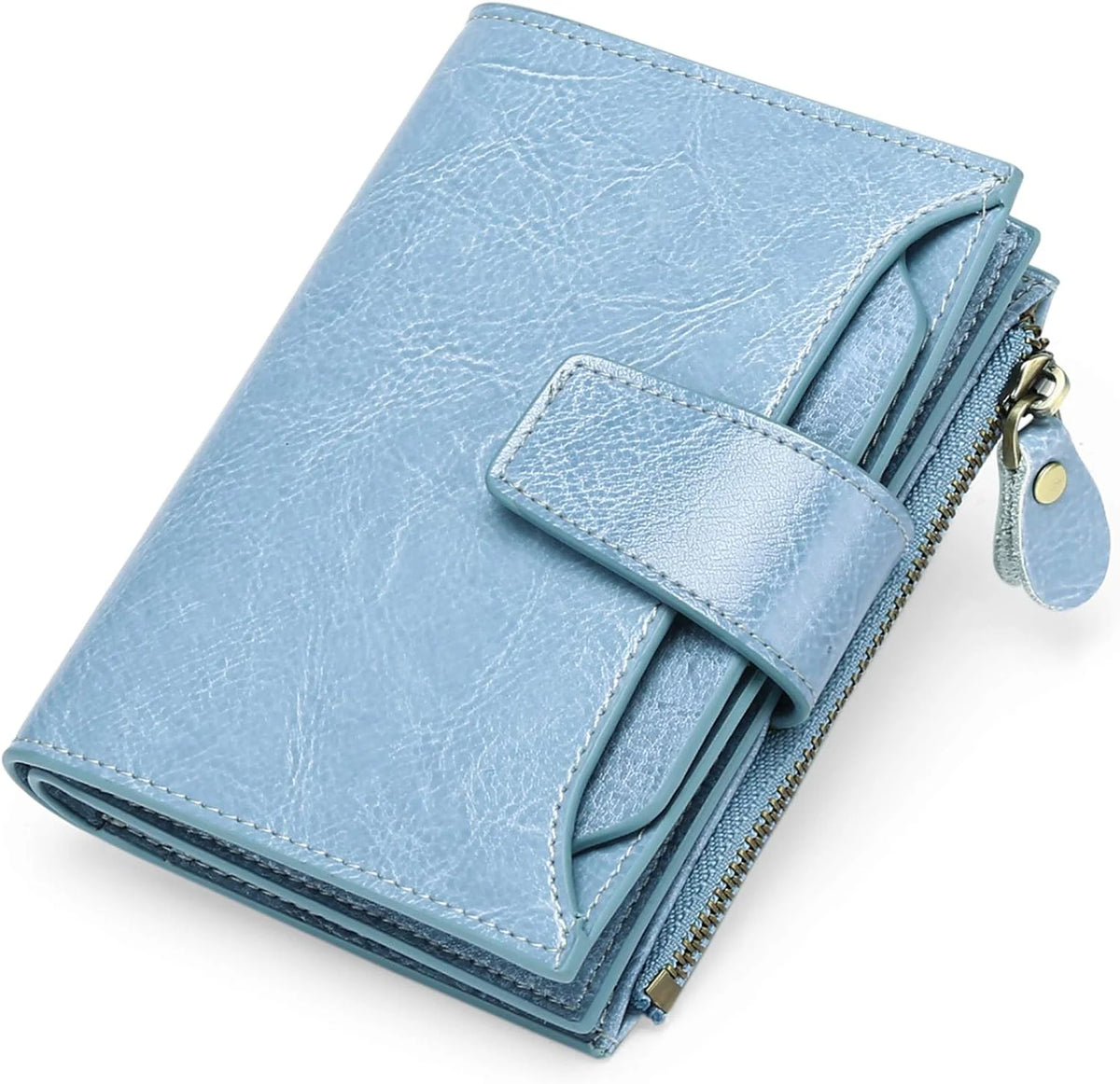 Wallet Genuine Leather RFID-Blocking 14 Card Slots