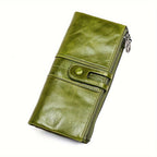 Wallet PU Leather Multiple Card Slots & Zipper Coin Pocket