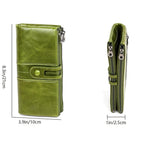 Wallet PU Leather Multiple Card Slots & Zipper Coin Pocket