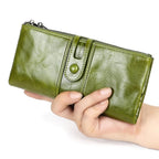 Wallet PU Leather Multiple Card Slots & Zipper Coin Pocket