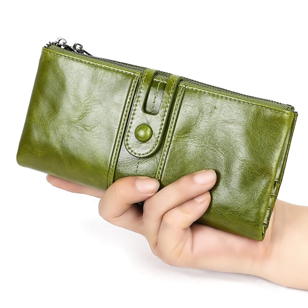 Wallet PU Leather Multiple Card Slots & Zipper Coin Pocket