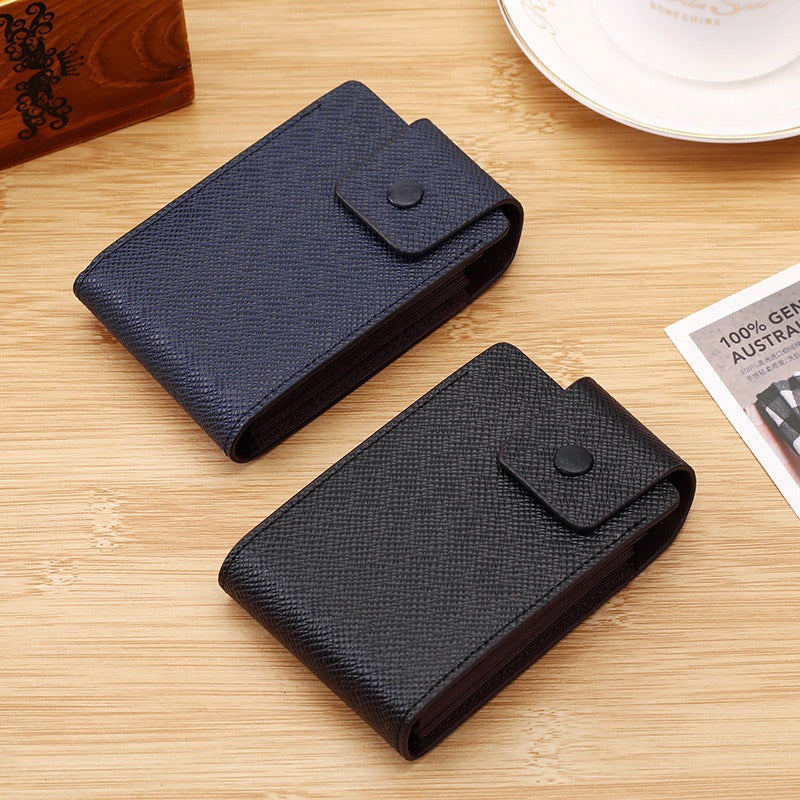 Wallet RFID-Blocking Slim ID Window Snap Closure