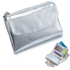 Wallet Slim Bifold Genuine Pebbled Leather RFID Blocking