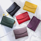 Wallet Slim Bifold Genuine Pebbled Leather RFID Blocking