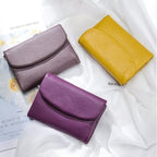 Wallet Slim Bifold Genuine Pebbled Leather RFID Blocking