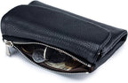 Wallet Slim Bifold Genuine Pebbled Leather RFID Blocking