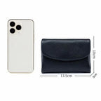 Wallet Slim Bifold Genuine Pebbled Leather RFID Blocking