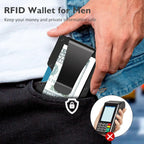 Wallet Slim Carbon Fiber RFID-Blocking