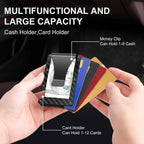 Wallet Slim Carbon Fiber RFID-Blocking