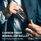 Wallet Slim Carbon Fiber RFID-Blocking