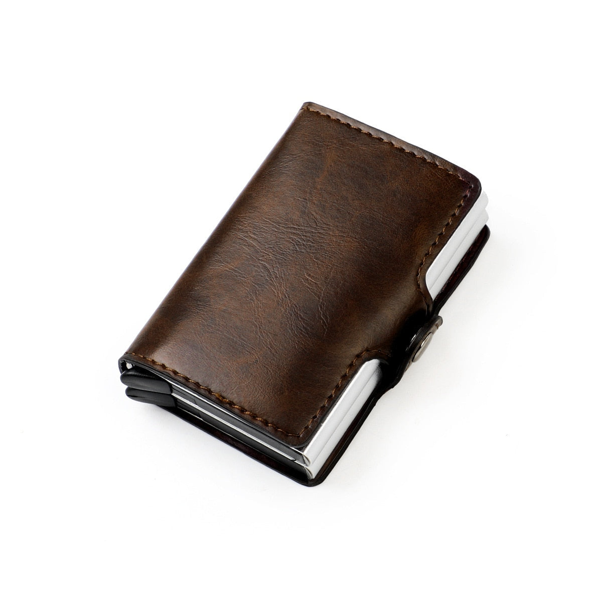 Wallet Slim PU Leather Pop-Up RFID Blocking