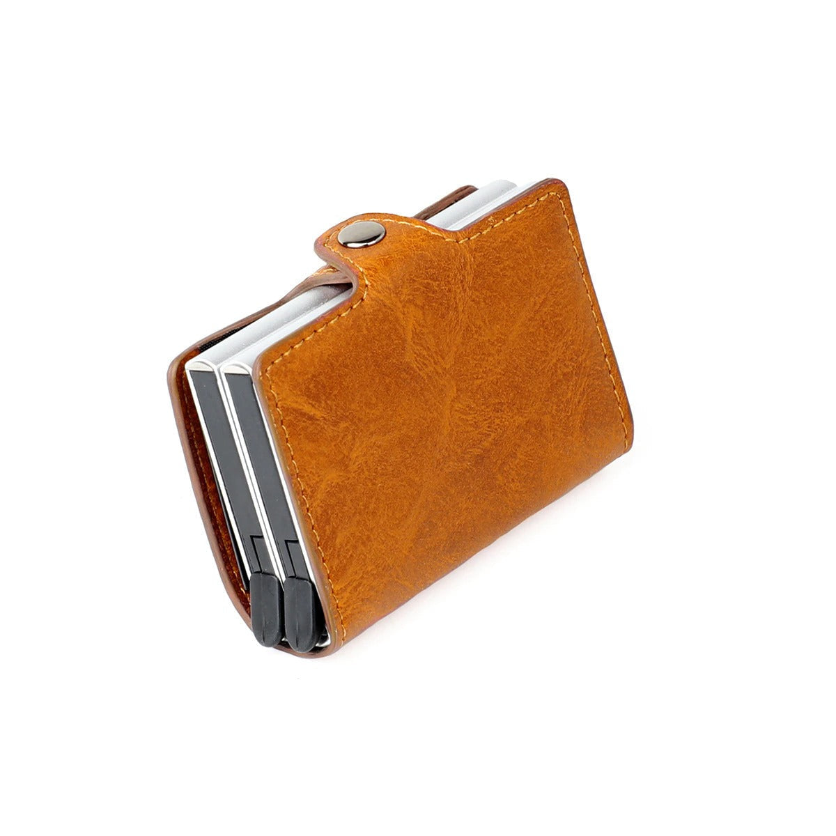 Wallet Slim PU Leather Pop-Up RFID Blocking