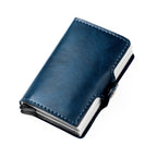 Wallet Slim PU Leather Pop-Up RFID Blocking