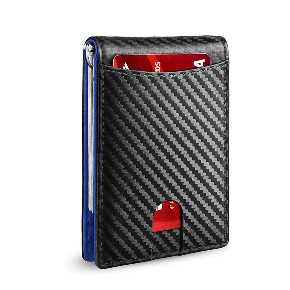 Wallet Slim RFID-Blocking Holds 7 Cards & Cash