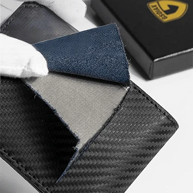 Wallet Slim RFID-Blocking Holds 7 Cards & Cash