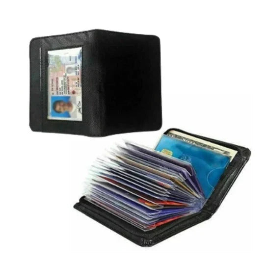 Wallet Zip-Around RFID-Blocking Holds 36 Cards