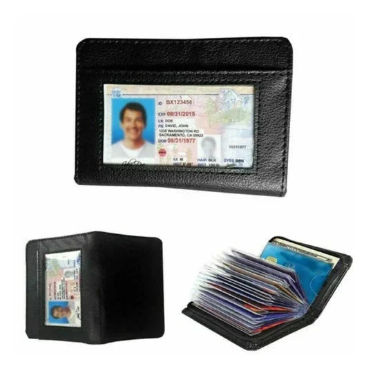 Wallet Zip-Around RFID-Blocking Holds 36 Cards