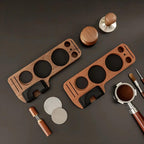 Walnut Anti-Slip Espresso Tamper Station