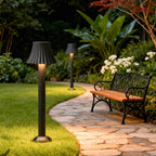 Warm 3000K Glare-Free Mushroom-Cap Path Light (Hardwired, IP54)