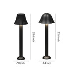 Warm 3000K Glare-Free Mushroom-Cap Path Light (Hardwired, IP54)