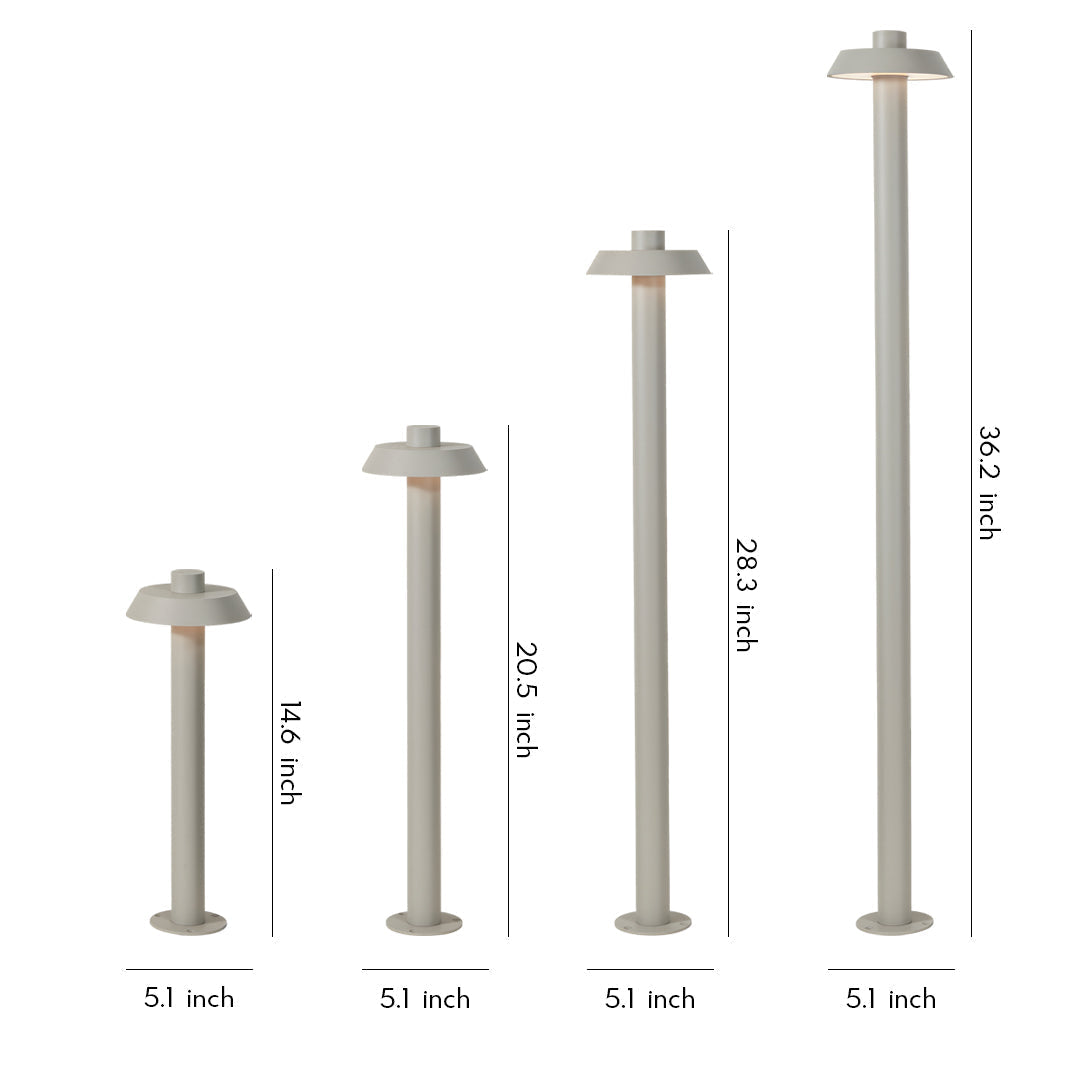 Warm-Diffused LED Aluminum Path Light (IP65)