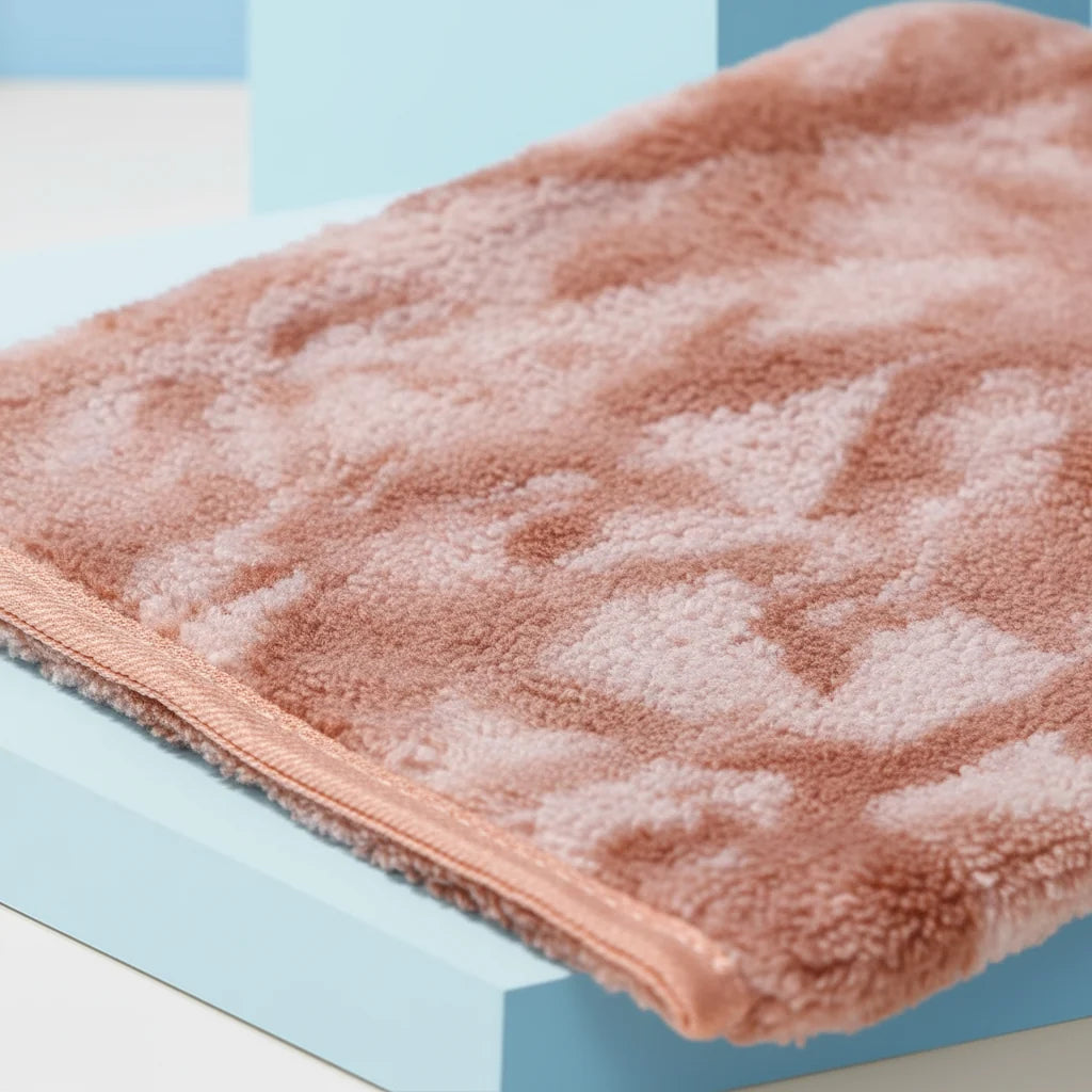 Wash Mitts Set 6-Piece Coral Fleece Sensitive Skin