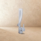 Washbasin Faucet Sculptural Open Spout Single-Handle 35 cm