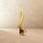 Washbasin Faucet Sculptural Open Spout Single-Handle 35 cm