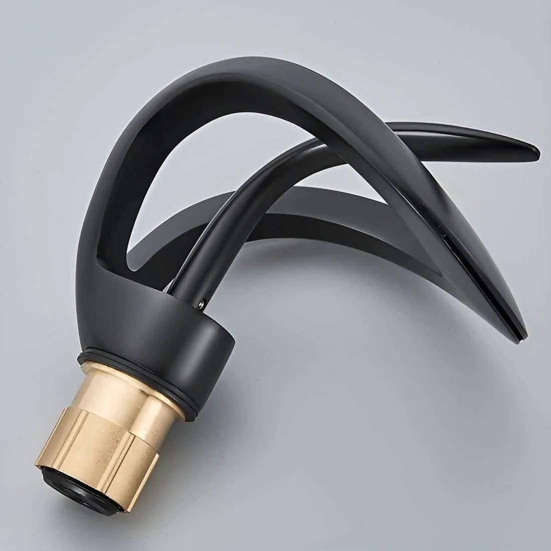 Washbasin Faucet Waterfall Spout Solid Brass Single-Handle